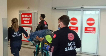 Adıyaman'da İnşaat Iskelesi Çöktü, Bir İşçi Yaralandı