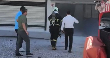 Adıyaman'da iş merkezinde çıkan yangında 2 kişi hastaneye kaldırıldı