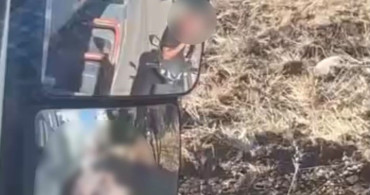 Adıyaman'da motosiklet sürücüsü esrar içerek trafiğe çıktı