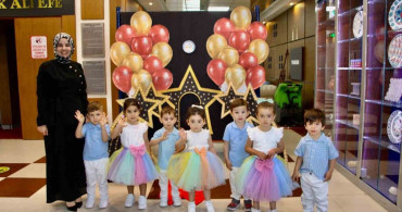 Adü anaokulu'nda yılsonu gösterisi ve kep töreni düzenlendi