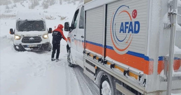 AFAD'tan Kar Yağışı İle İlgili Açıklama