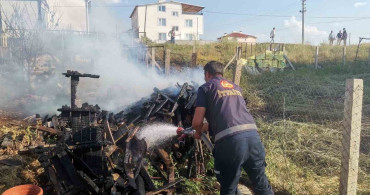 Afyonkarahisar'da arazide çıkan yangın kontrol altına alındı