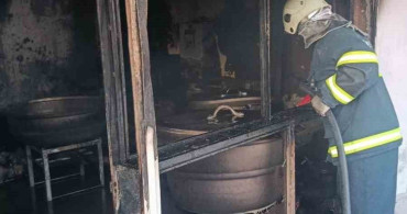 Afyonkarahisar'da düğün yemeği hazırlığında yangın paniği