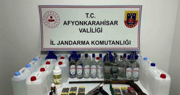 Afyonkarahisar'da Sahte Alkol Operasyonu