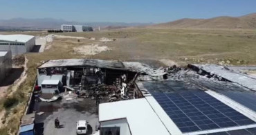Afyonkarahisar'da sucuk fabrikasında yangın