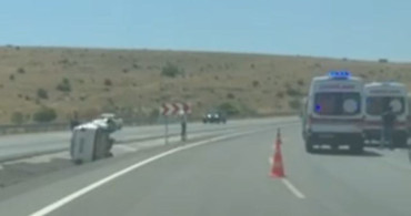 Afyonkarahisar'da trafik kazasında 3 kişi yaralandı