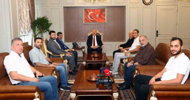 Ağad yönetiminden Vali Abdullah Küçük’e hayırlı olsun ziyareti