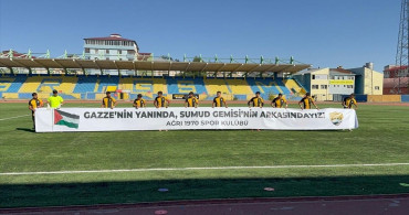 Ağrı 1970 Spor'dan Gazze'ye Destek