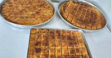 Ağrı'da Bayram Öncesi Baklava Hazırlıkları Başladı