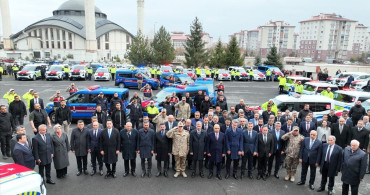 Ağrı'da Emniyet ve Jandarma Teşkilatına 85 Araç Kazandırıldı
