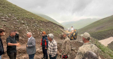 Ağrı'da sağanak sonrası taşkınlara müdahale edildi