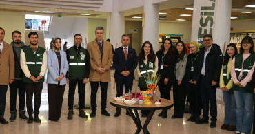 Ağrı'da YEDAM Danışanlarının El Sanatı Eserleri Sergilendi