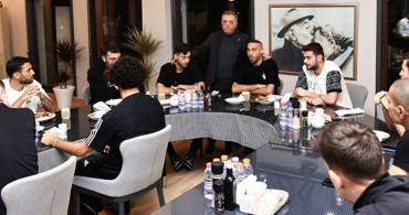 Ahmet Nur Çebi Beşiktaşlı futbolculara veda etti