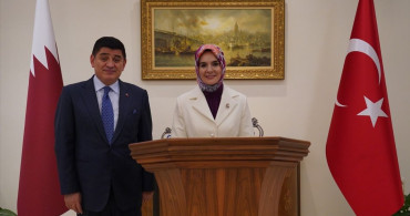 Aile ve Sosyal Hizmetler Bakanı Göktaş, Doha Büyükelçiliğini Ziyaret Etti