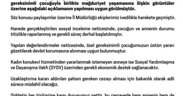 Aile ve Sosyal Hizmetler Bakanlığı'ndan Önemli Açıklama: Özel Gereksinimli Çocuk Devlet Korumasına Alındı