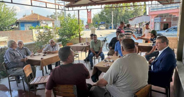 Ak parti il başkanı subaşıoğlu, sarayköy’de buğday hasadı yaptı