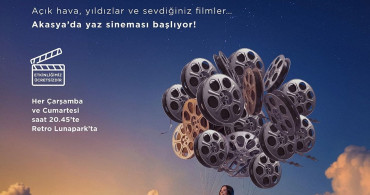 Akasya açık hava sineması ile yaz akşamlarına sinema keyfi