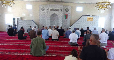 Akçaova Hacı Kenan Güngör Camii İbadete Açıldı
