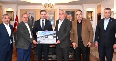 Akdağ Sanayi Yapı Kooperatifi, Vali Baruş'u Ziyaret Etti