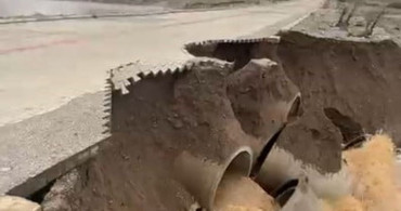 Akdağ Tabiat Parkı’na Giden Yol Aşırı Yağışlar Nedeniyle Çöktü