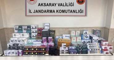 Aksaray'da 4,5 milyonluk kaçakçılık operasyonu: 3 gözaltı