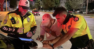 Aksaray’da alkollü yakalanan sürücünün ehliyetine el konuldu