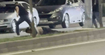 Aksaray'da bıçaklı saldırgan bir tokatla etkisiz hale getirildi