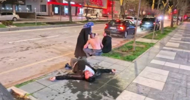 Aksaray'da Kavga Sonrası Yaralı Genç ve Annesinin Feryadı