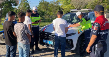 Aksaray'da motosikletli sürücülere jandarma operasyonu