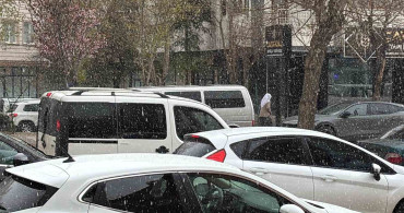 Aksaray'da Nisan Ayında Beklenmedik Kar Yağışı