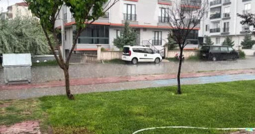 Aksaray'da Şiddetli Yağış Etkisi