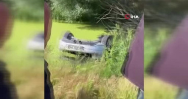 Aksaray'da su dolu drenaj kuyusunda otomobil içinde 2 ceset bulundu