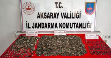 Aksaray'da tarihi eser kaçakçıları yakalandı!