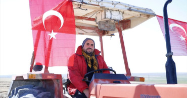 Aksaraylı Çiftçiden Anlamlı Mesaj: 'Korkma'