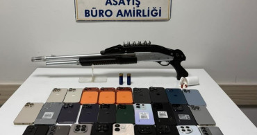 Akşehir'de Kaçak Cep Telefonu ve Uyuşturucu Operasyonu