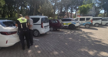 Alaçam'da korsan taşımacılığa 100 bin lira ceza ve araç trafikten men edildi