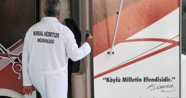 Alanya Belediyesi mobil kuaför aracı hizmete başladı