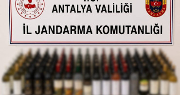 Alanya'da 108 litre kaçak alkol ele geçirildi