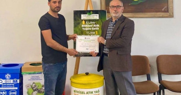 Alanya'da 3 ayda 572 litre atık yağ geri dönüşüme kazandırıldı
