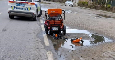 Alanya'da Elektrikli Motosiklet Kazası