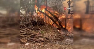 Alanya'da Müstakil Ev Yangını Panik Yarattı