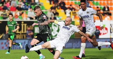 Alanyaspor Konyaspor ile yenişemedi