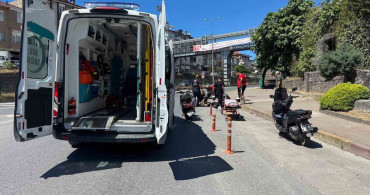 Alaplı'da motosiklet kazası: 1 kişi yaralandı