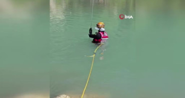 Alara çayında kaybolan genci arama çalışmaları 4'üncü gününde sürüyor
