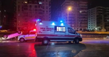 Alkollü Sürücünün Takla Attığı Kaza Kırıkkale'de Meydana Geldi