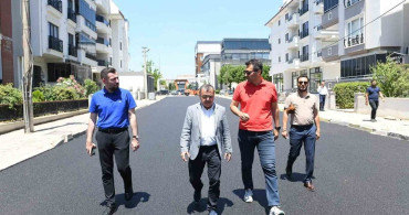 Altıeylül'de asfalt çalışmaları kesintisiz devam ediyor