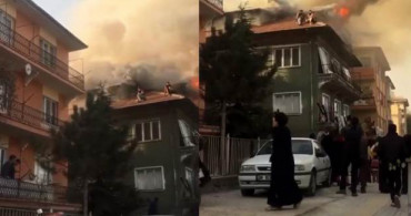 Altındağ'da Binada Çıkan Yangın Korku Saldı!