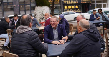 Altınova’da Başkan Ergin ile Esnaf ve Vatandaş Buluşması