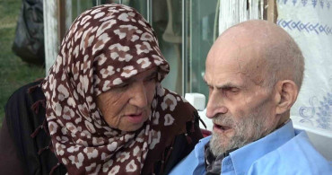 Amasya'da 100 yaşına giren Ali dede için sürpriz doğum günü kutlaması yapıldı