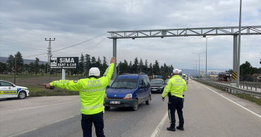 Amasya'da Bayram Trafik Yoğunluğu